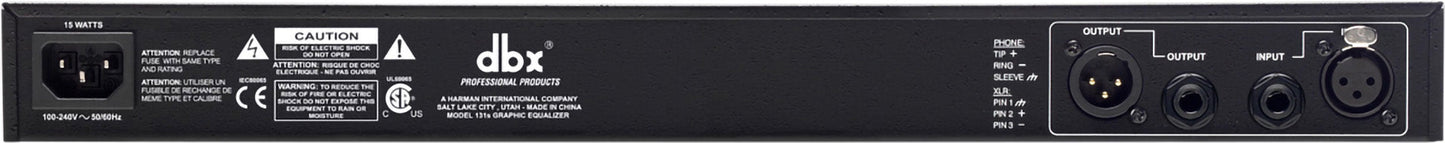 DBX 131S Single 31-Band Graphic EQ