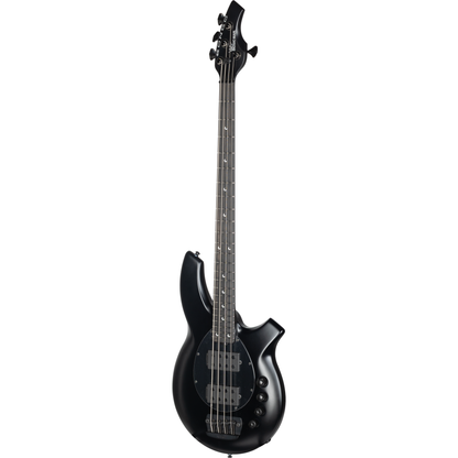 Ernie Ball Music Man Bongo HH 4-String Electric Bass Guitar - Stealth Black