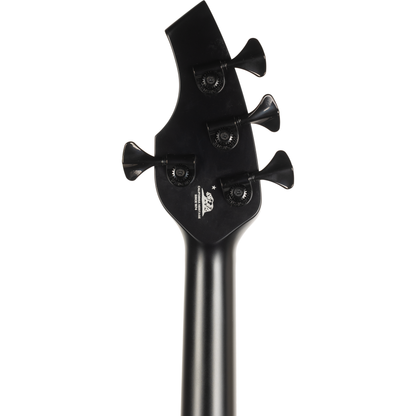 Ernie Ball Music Man Bongo HH 4-String Electric Bass Guitar - Stealth Black