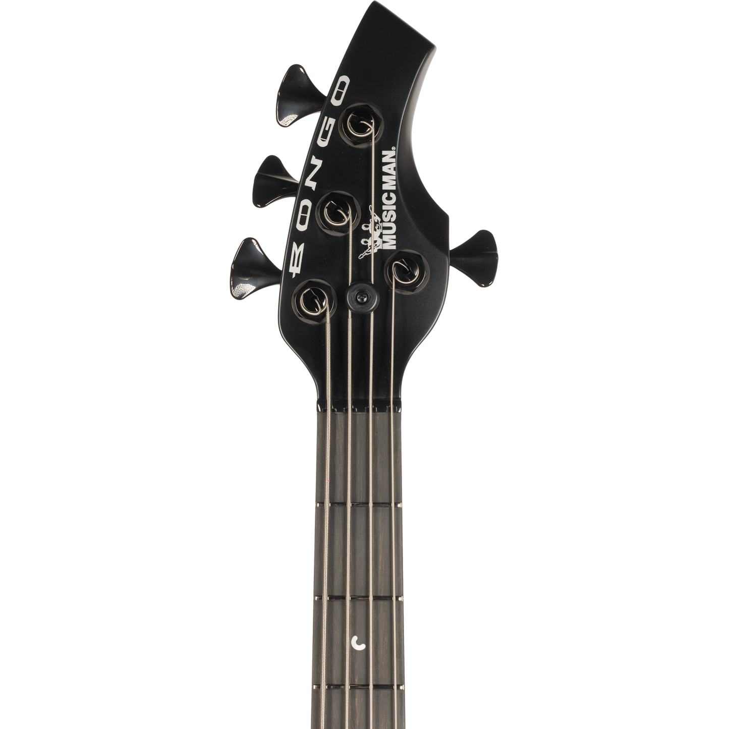 Ernie Ball Music Man Bongo HH 4-String Electric Bass Guitar - Stealth Black