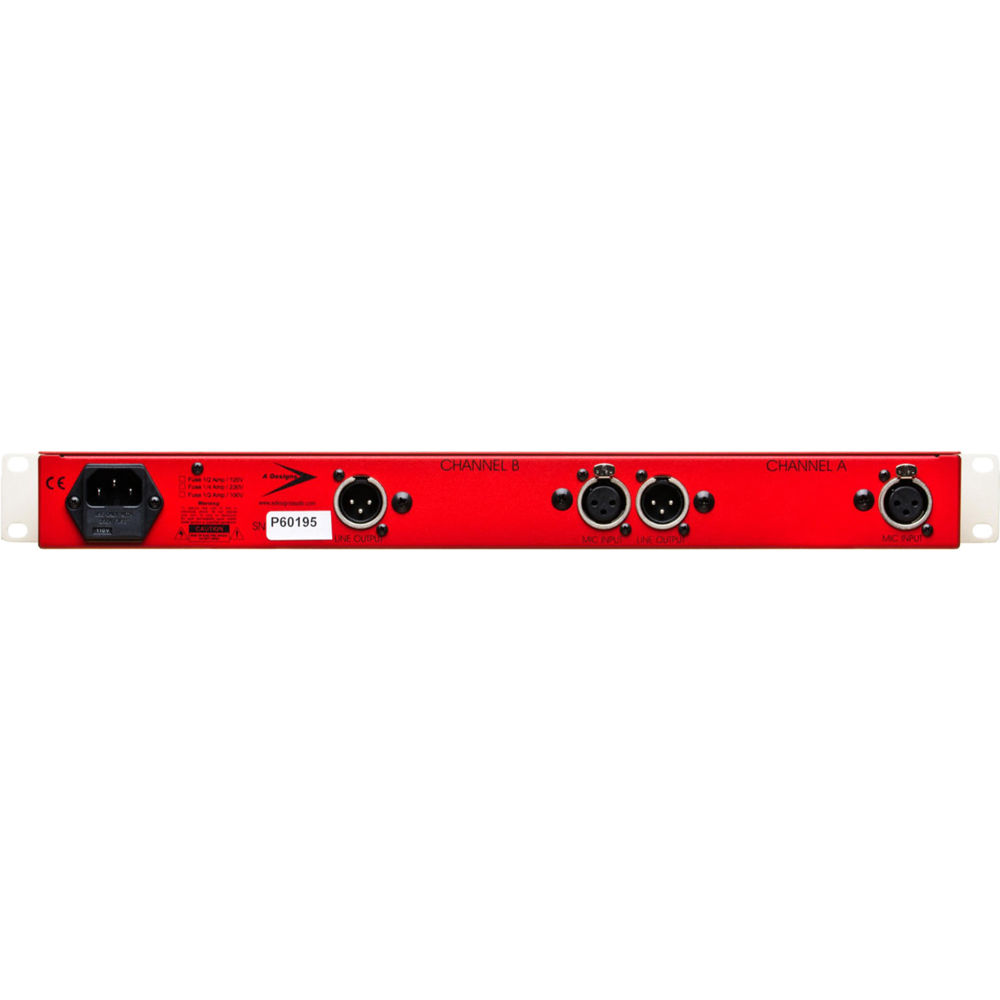 A Designs Audio Pacifica 2 Channel Solid State Microphone Preamp / DI