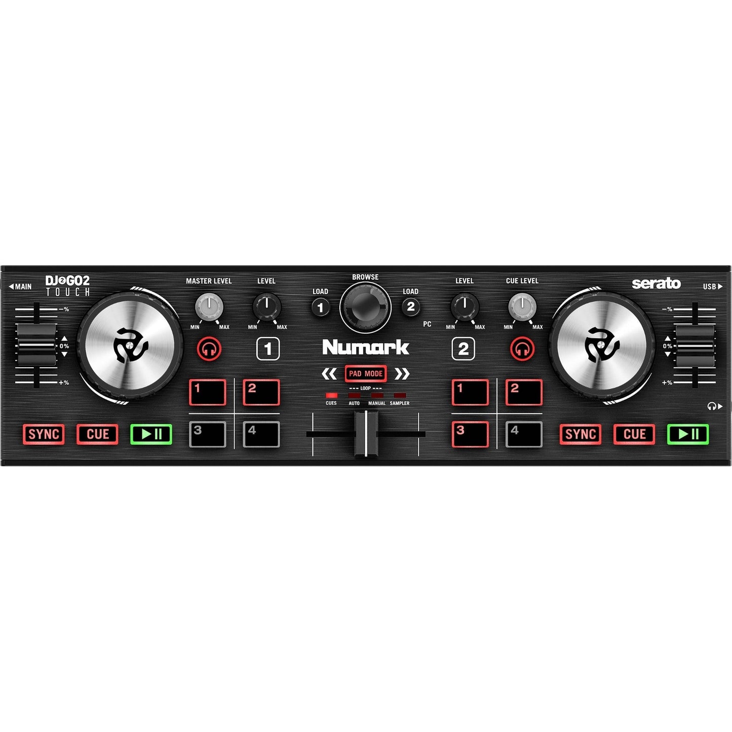 Numark DJ2GO2 Touch Pocket DJ Controller