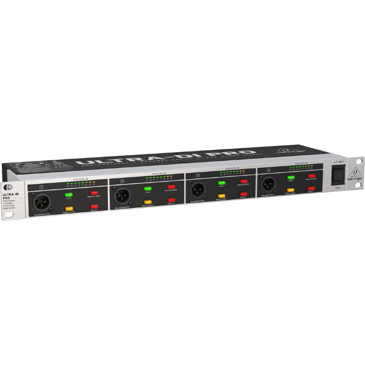 Behringer DI4000 V2 4-Channel Rackmount Active DI-Box