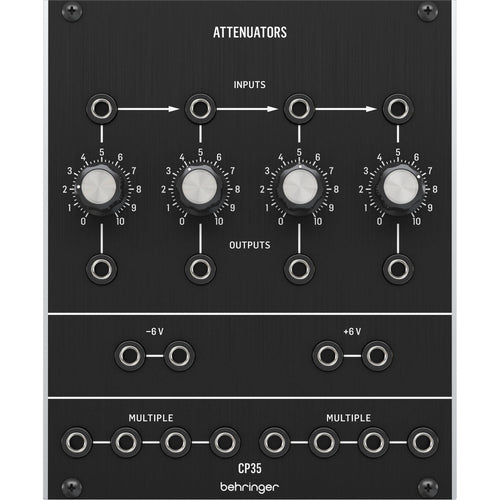Behringer CP35 Attenuators - Analog Attenuator and Multiples Eurorack Module