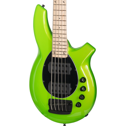 Ernie Ball Music Man Bongo 5 HH 5 String Bass - Mantis Green