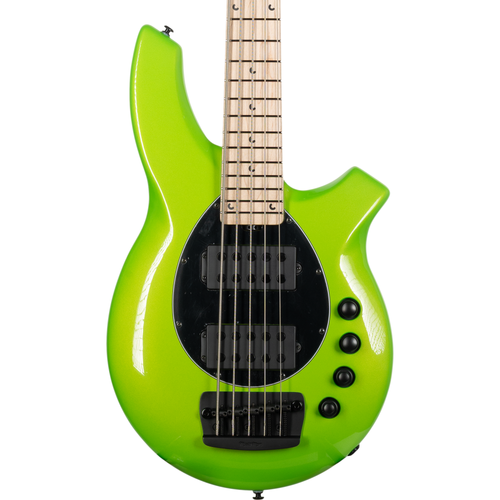 Ernie Ball Music Man Bongo 5 HH 5 String Bass - Mantis Green