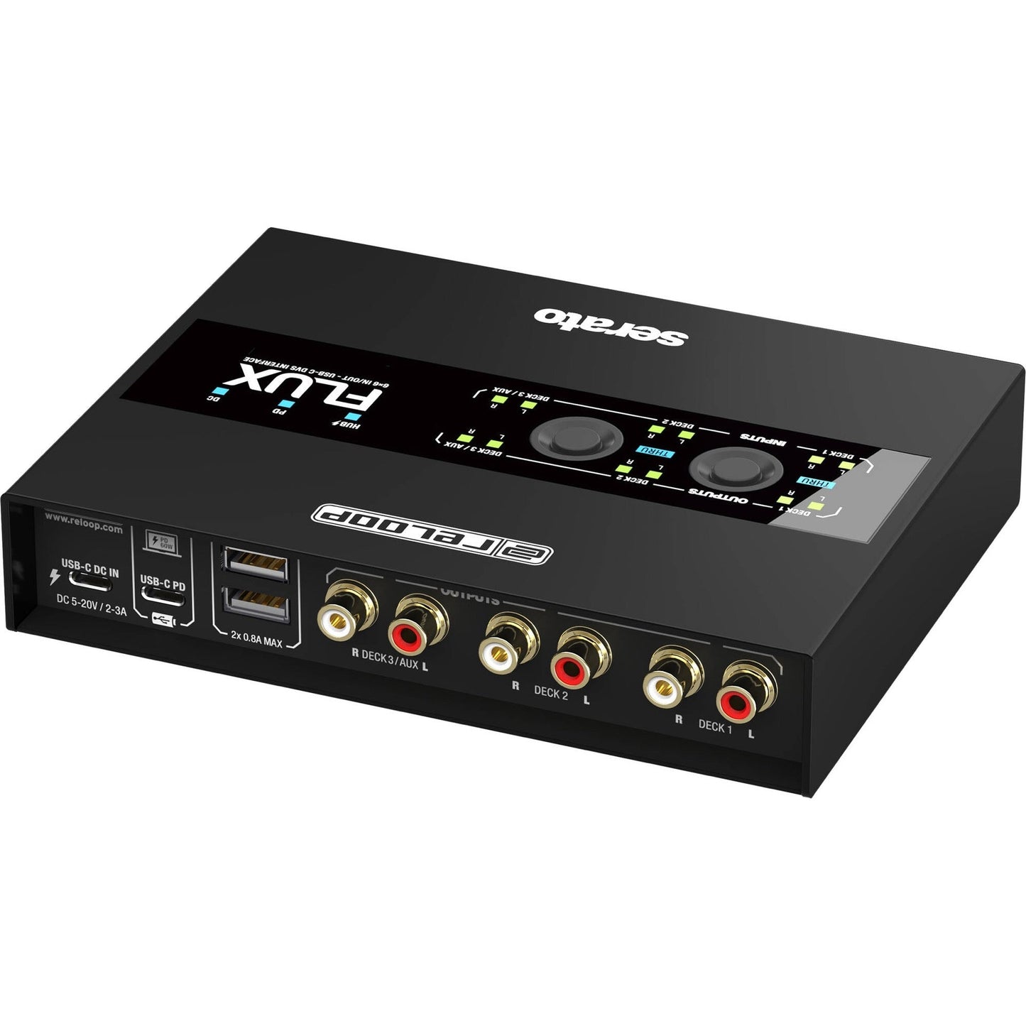 Reloop FLUX 6x6 IN/OUT USB-C DVS Interface for Serato DJ Pro