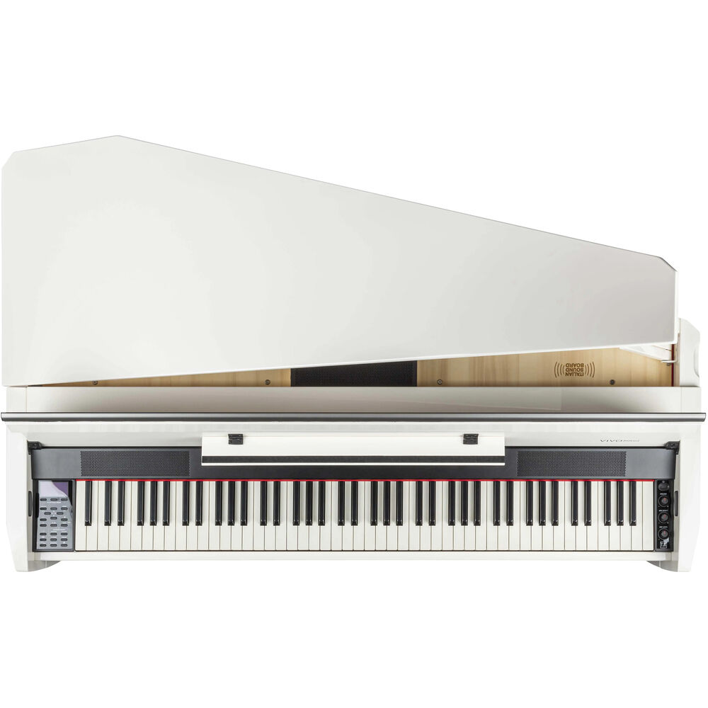 Dexibell VIVO H10MG Digital Mini Grand Piano with Bench (Polished White)
