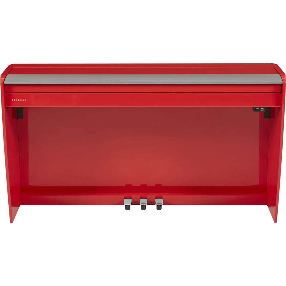 Dexibell VIVO H10 Digital Upright Piano with Bench (Polished Dark Red)