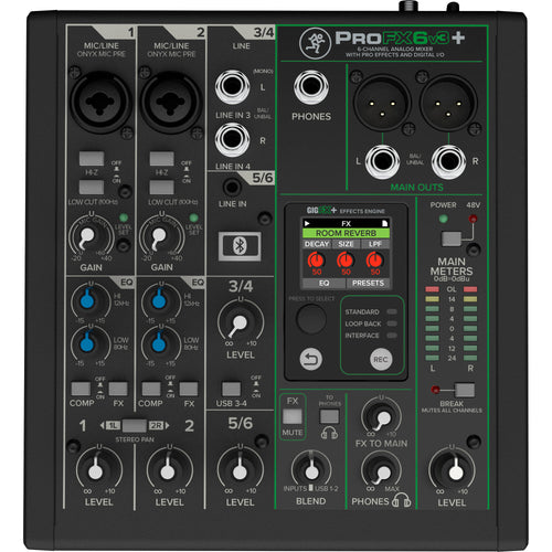 Mackie ProFX6v3+ 6-Channel Analog Mixer