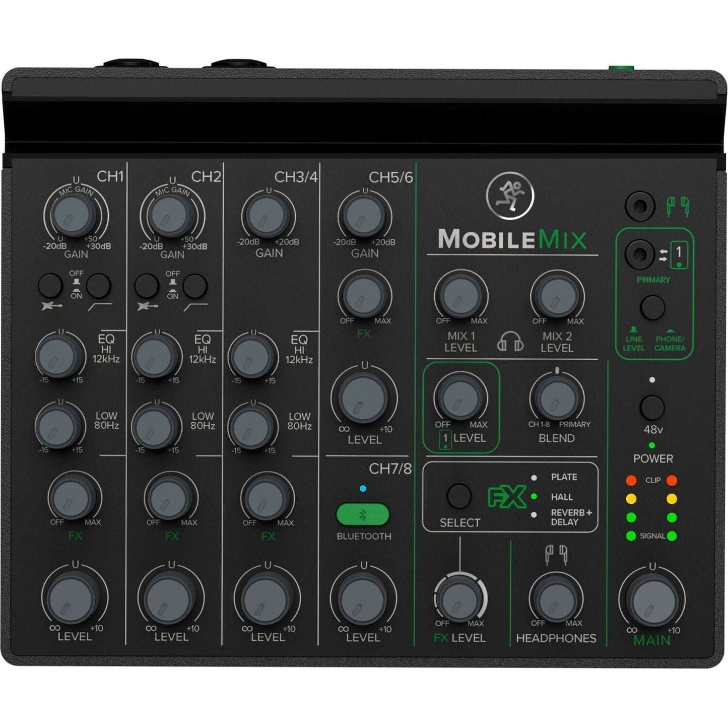 Mackie MobileMix 8-Channel USB-Powerable Mixer for Live Sound and Streaming