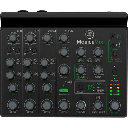 Mackie MobileMix 8-Channel USB-Powerable Mixer for Live Sound and Streaming