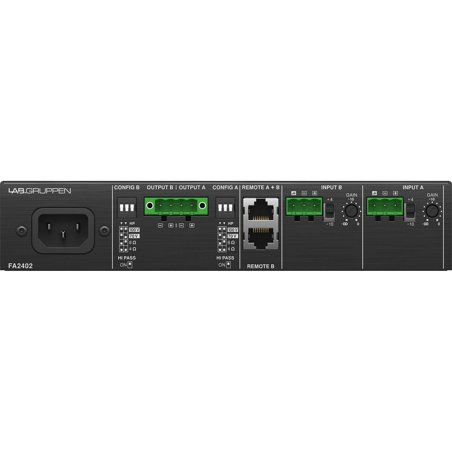 Lab Gruppen FA2402 Two-Channel 240W Commercial Amplifier