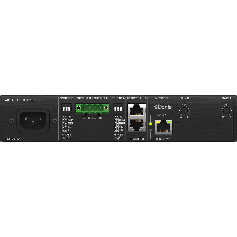 Lab Gruppen FAD2402 Two-Channel 240W Commercial Amplifier