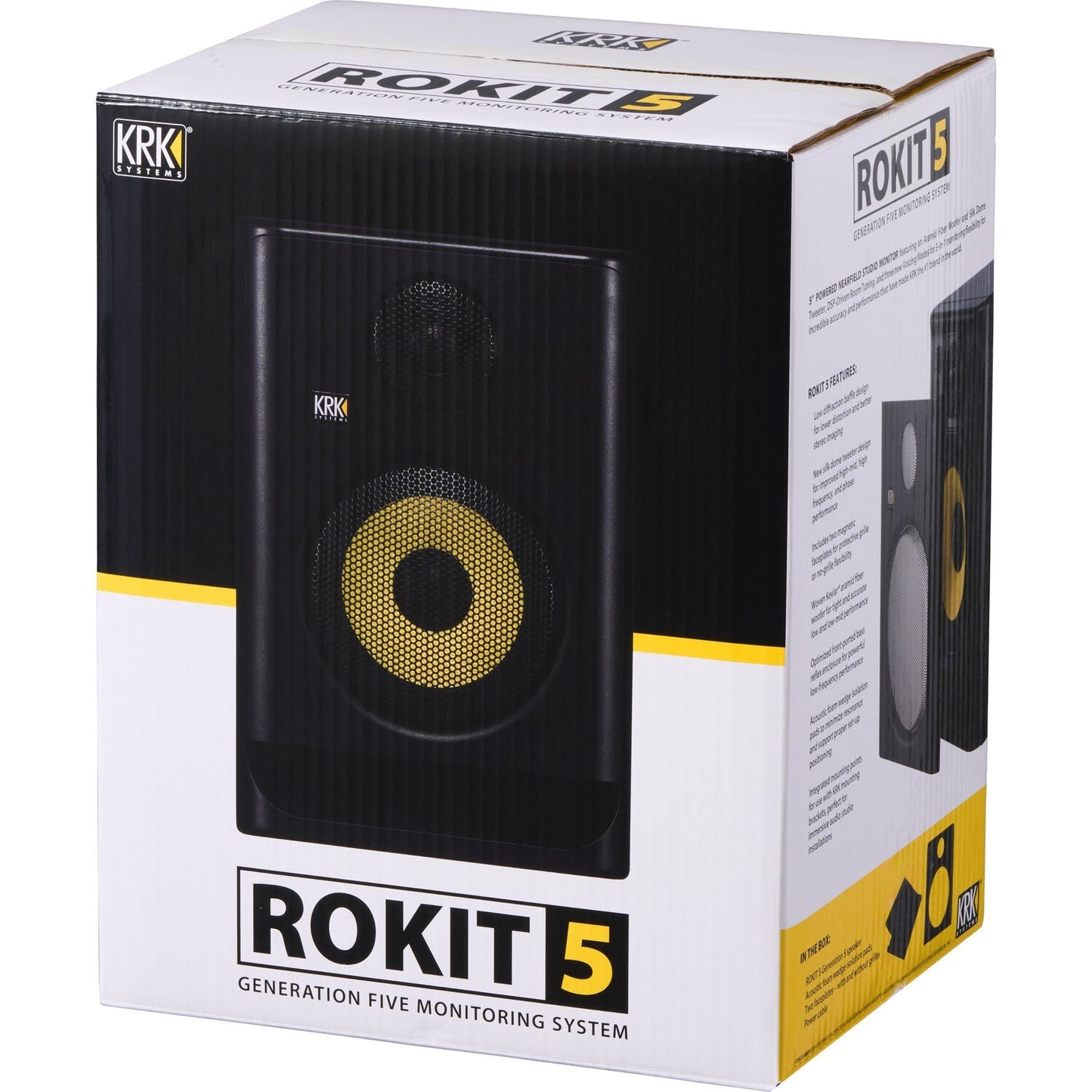 KRK Rokit 5 G5 5" 2-Way Active Studio Monitor, Black