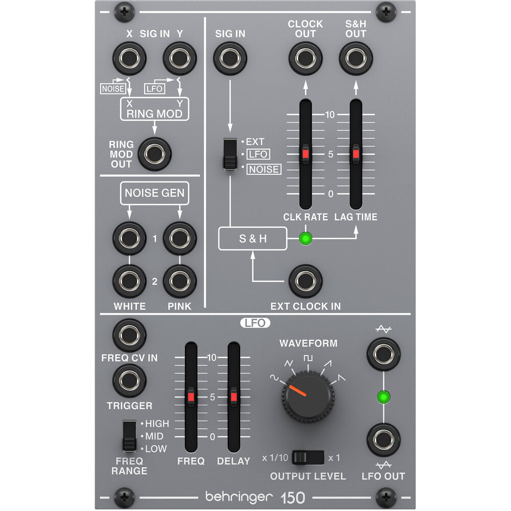 Behringer 150 Ring Mod / Noise / S&H / LFO Eurorack Module