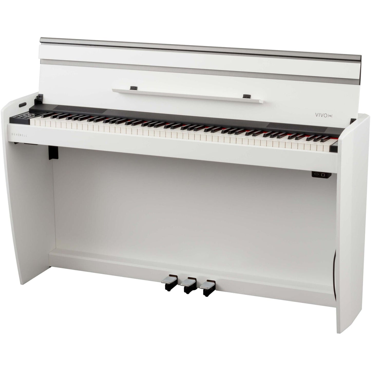 Dexibell VIVO H6 Digital Upright Piano with Bench (Matte White)