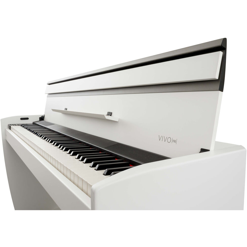 Dexibell VIVO H6 Digital Upright Piano with Bench (Matte White)