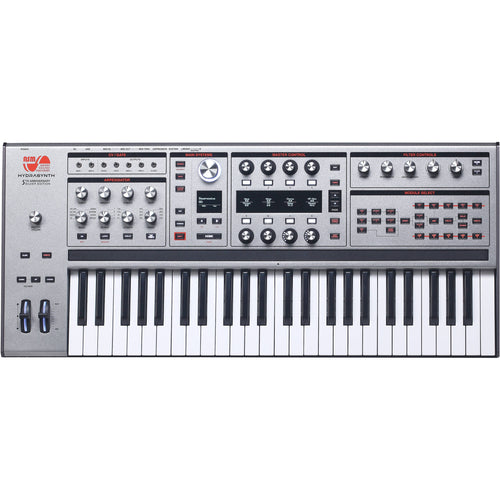 ASM Hydrasynth Keyboard 8-Voice Digital Wave-Morphing Synthesizer - Limited-Edition Silver