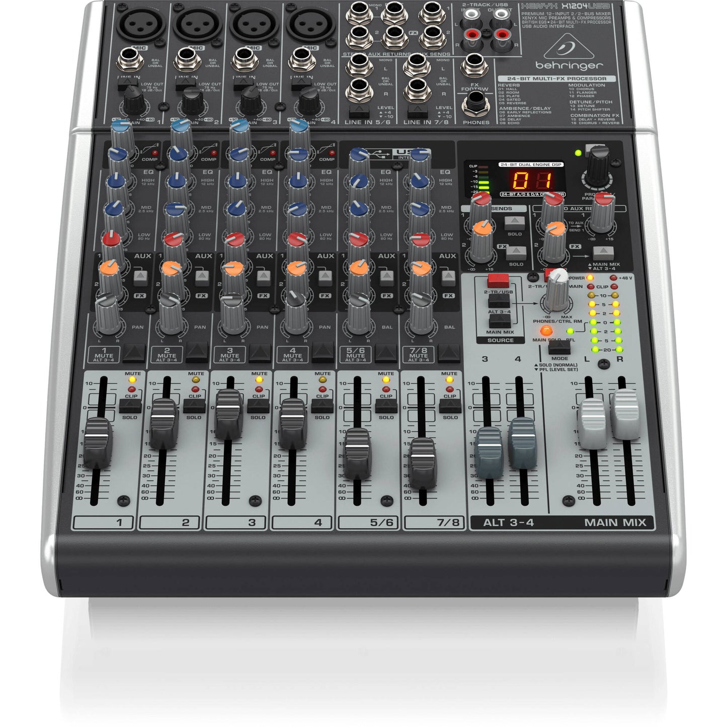 Behringer Xenyx 1204USB Mixer with USB