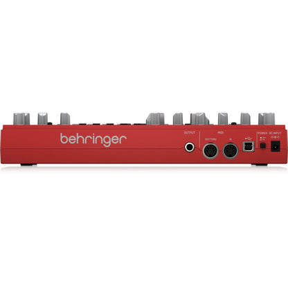 Behringer TD-3-RD Analog Bass Line Synthesizer with 16-Step Sequencer - Red