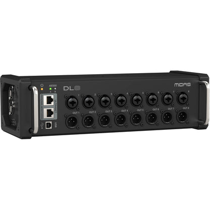 Midas DL8 PoE-Powered 8x8 Stage Box with Midas PRO Preamps