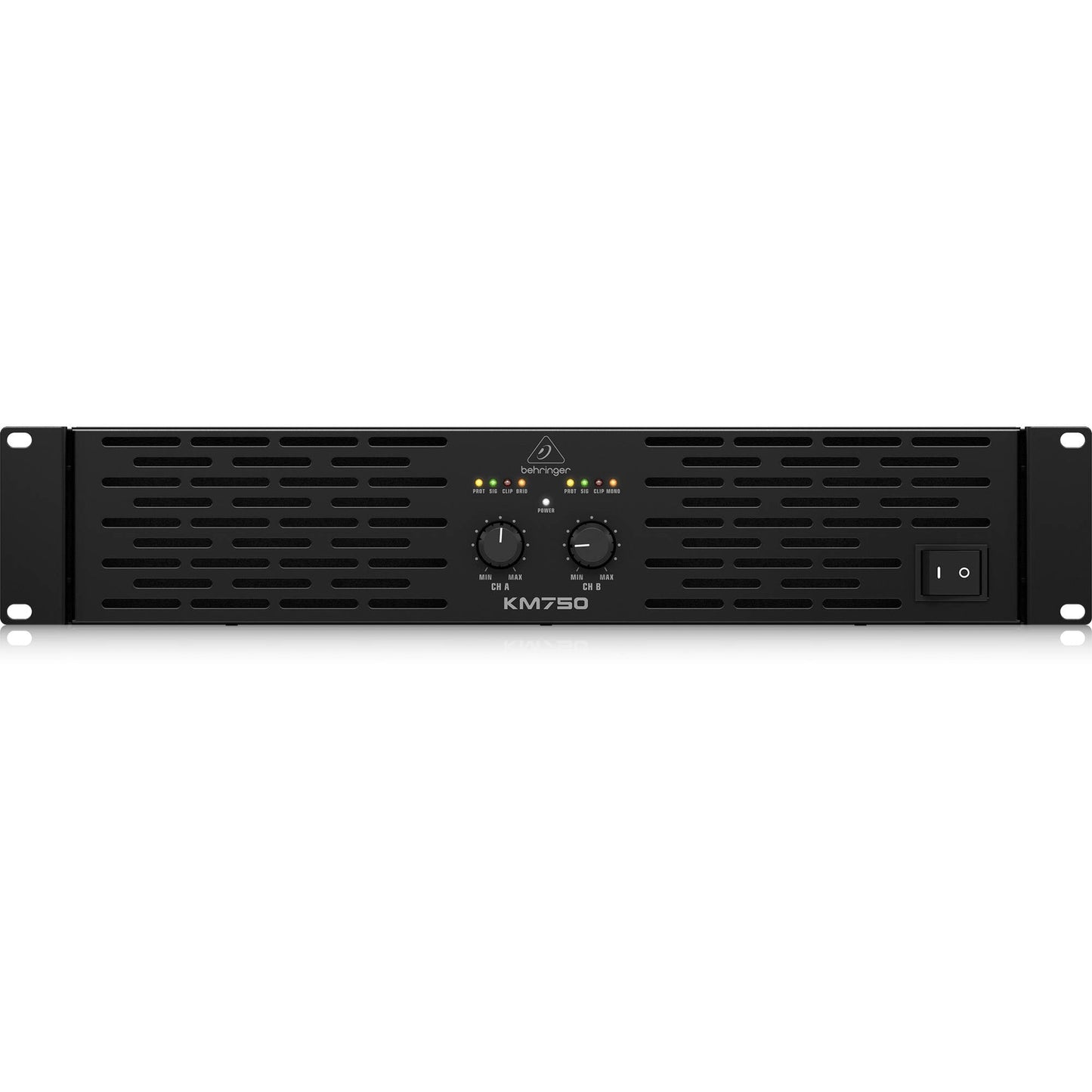 Behringer KM750 750W Stereo Power Amplifier with ATR Technology