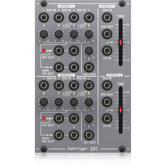 Behringer 297 Dual Portamento Controller and CV Utilities Module for Eurorack