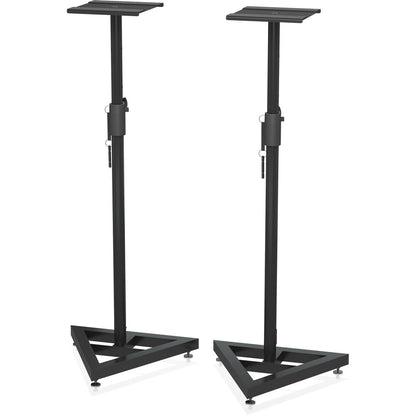 Behringer Heavy-Duty Height-Adjustable Monitor Stands -3-3.8' - 55' - Pair