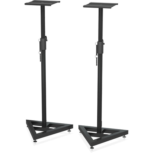 Behringer Heavy-Duty Height-Adjustable Monitor Stands -3-3.8' - 55' - Pair