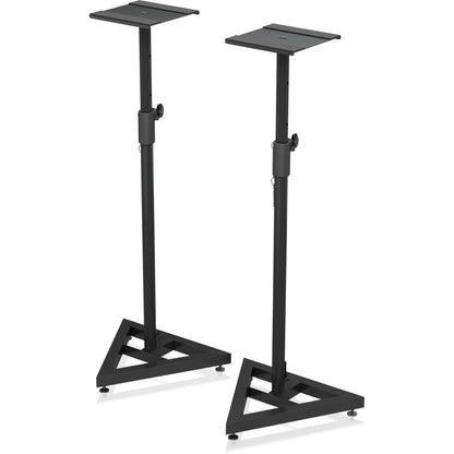Behringer Heavy-Duty Height-Adjustable Monitor Stands -3-3.8' - 55' - Pair