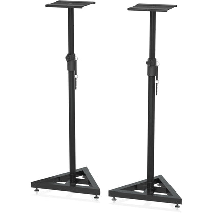 Behringer Heavy-Duty Height-Adjustable Monitor Stands -3-3.8' - 55' - Pair
