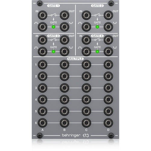 Behringer 173 Quad Gate / Multiples Eurorack Module