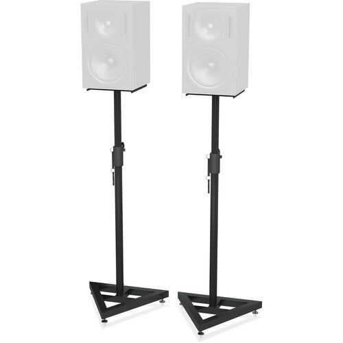 Behringer Heavy-Duty Height-Adjustable Monitor Stands -3-3.8' - 55' - Pair