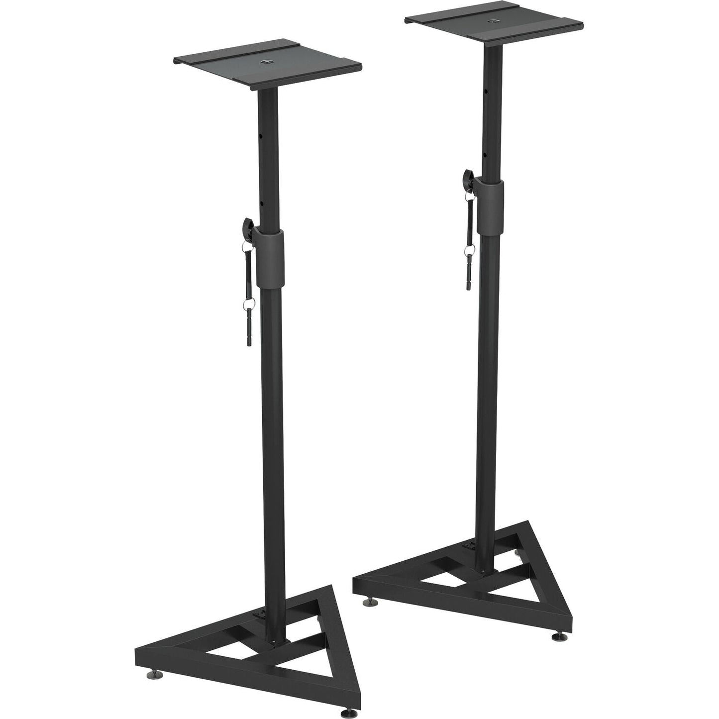 Behringer Heavy-Duty Height-Adjustable Monitor Stands -3-3.8' - 55' - Pair