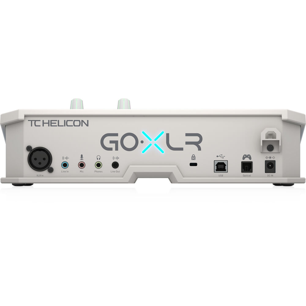 TC-Helicon GoXLR 4-channel USB Streaming Mixer with Voice FX and Sampler - White