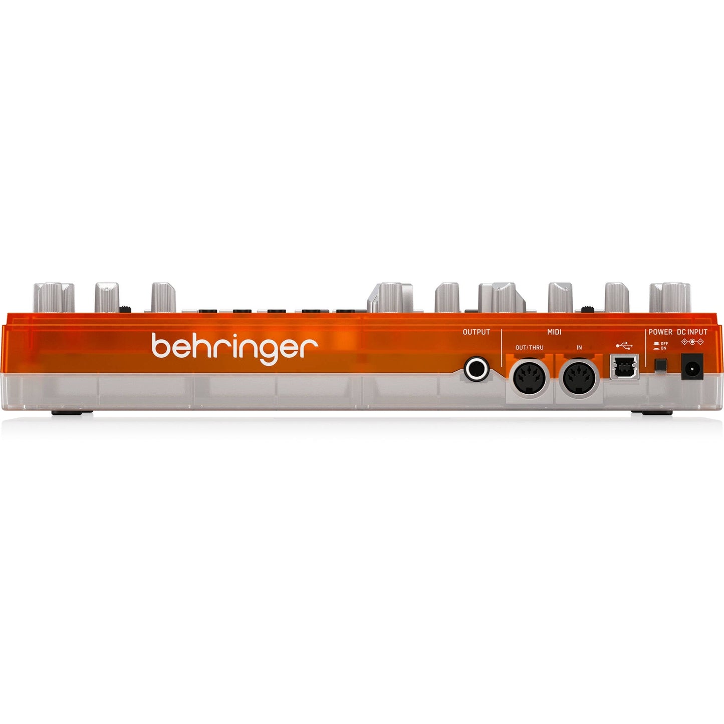 Behringer TD-3-TG Analog Bass Line Synthesizer with 16-Step Sequencer - Tangerine