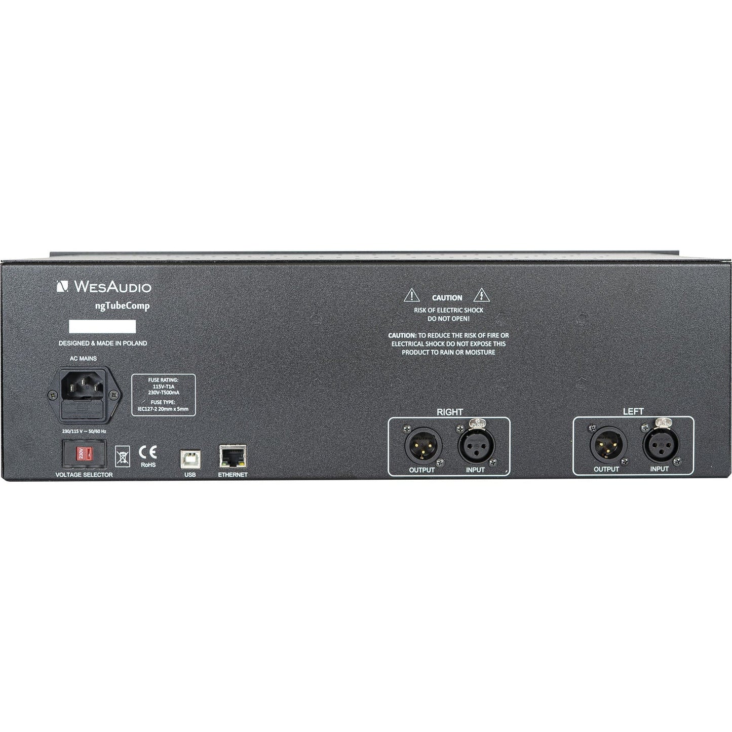 WesAudio ngTubeComp Tube Compressor with Digital Recall