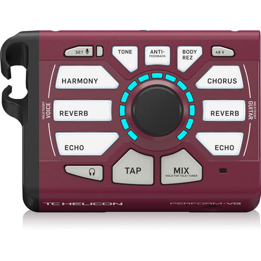 TC Helicon Vocal Effects Processor, Burgundy