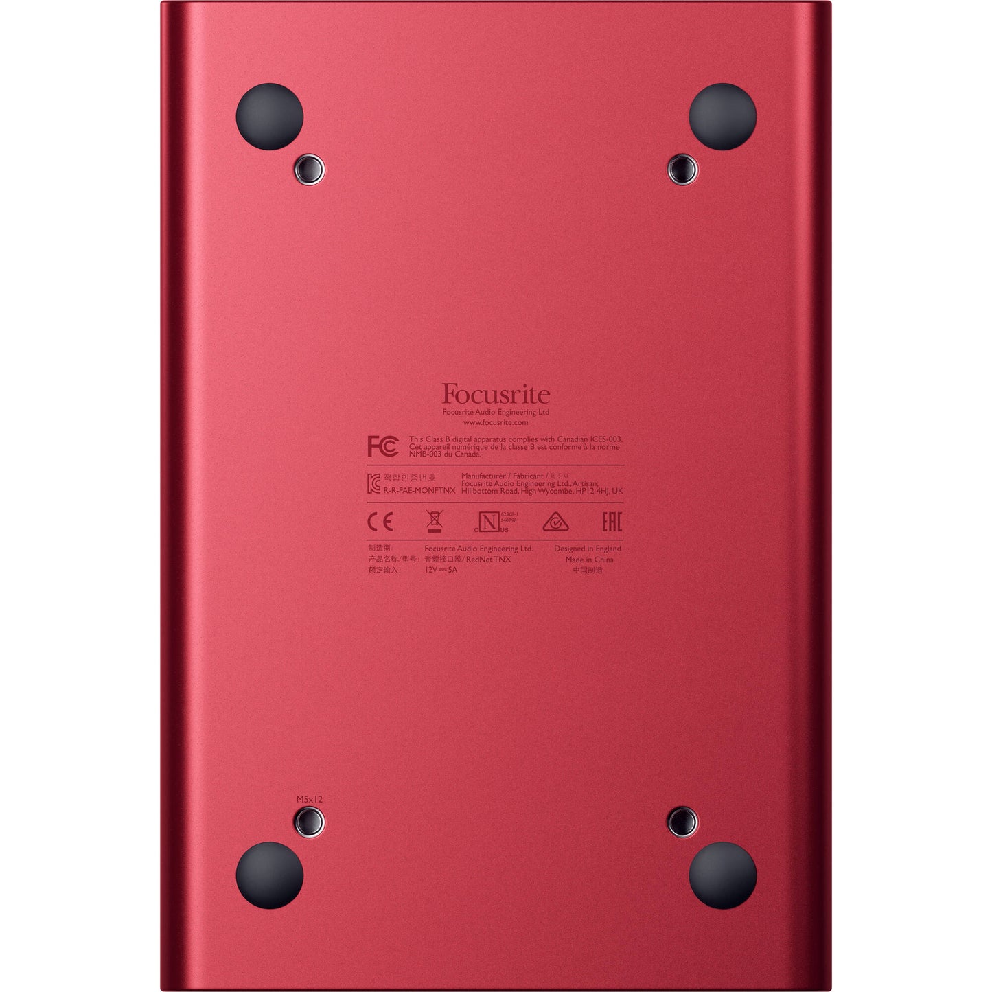 Focusrite RedNet TNX Portable Thunderbolt 3 and Dante Interface