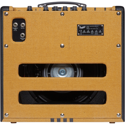 Supro 1822RBC Delta King 12 15 Watt 1x12” Combo Amplifier in Tweed and Black