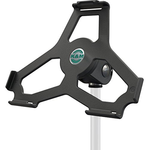 K&M 19717 Tablet Mic Stand Holder 5/8" Black