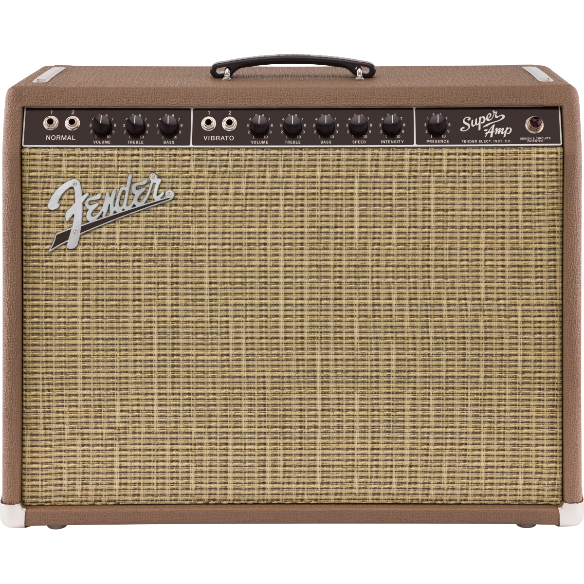Fender '62 Super 120V 40-Watt Tube Combo Amplifier - Brown and Wheat