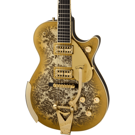 Gretsch G6134TG Limited Edition Paisley Penguin Electric Guitar - Gold Paisley