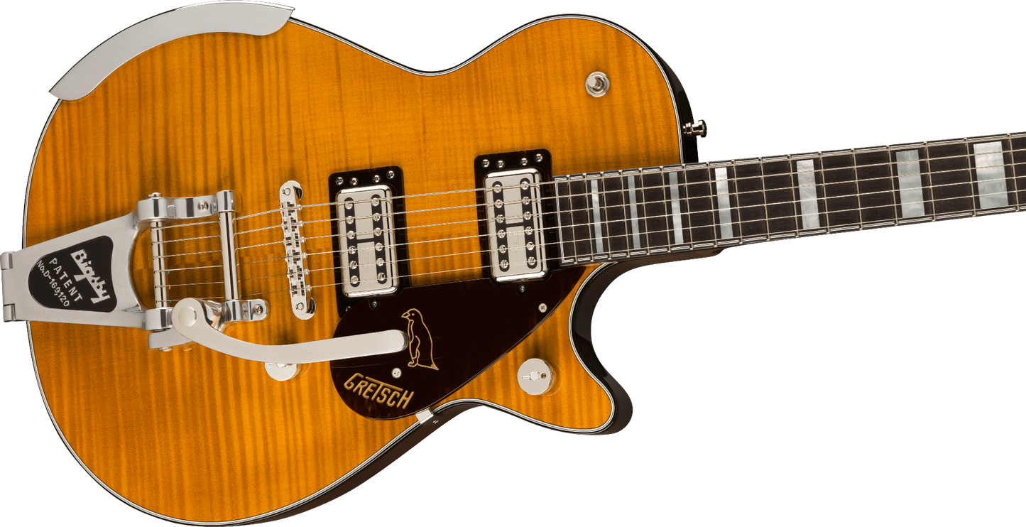 Gretsch  Nigel Hendroff Signature Penguin Electric Guitar - Amber Flame