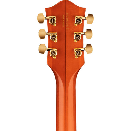 Gretsch G6120TG Players Edition Nashville® Hollow Body Electric Guitar, Ebony Fingerboard, Orange Stain