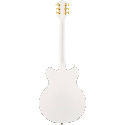 Gretsch G5422TG Electromatic Classic Hollow Body Electric Guitar, Snowcrest White