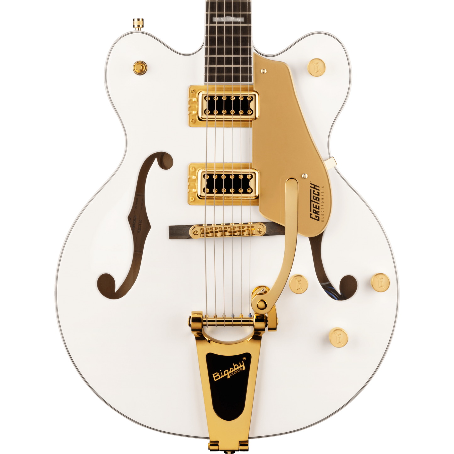 Gretsch G5422TG Electromatic Classic Hollow Body Electric Guitar, Snowcrest White