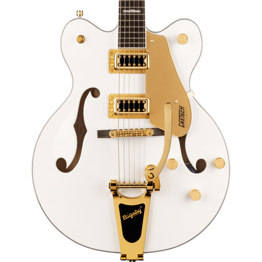 Gretsch G5422TG Electromatic Classic Hollow Body Electric Guitar, Snowcrest White