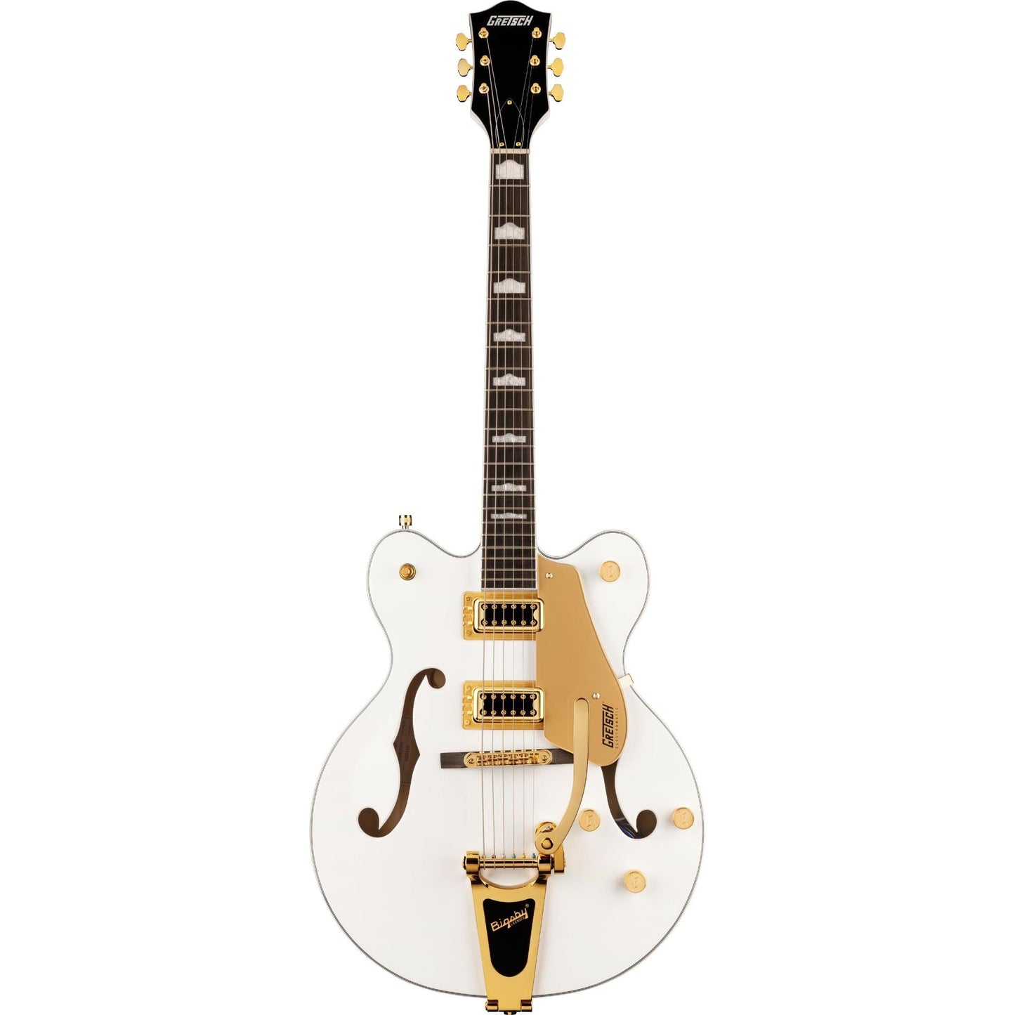Gretsch G5422TG Electromatic Classic Hollow Body Electric Guitar, Snowcrest White
